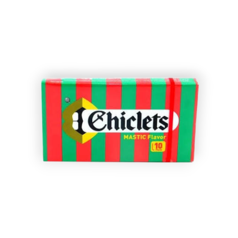 CHICLETS MASTIC FLAUOR 10PIECES