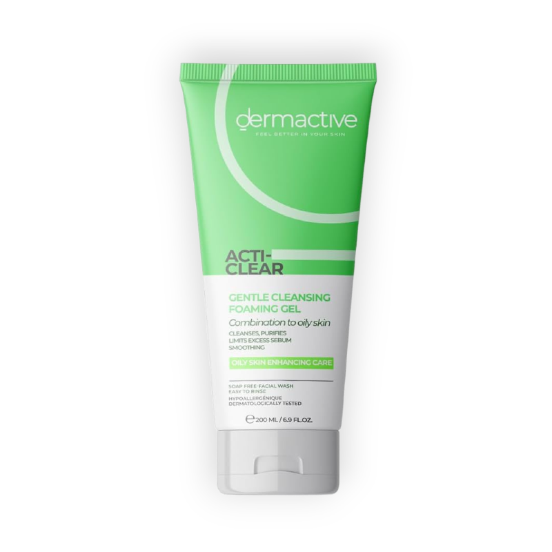DERMACTIVE ACTI-CLEAR CLEANSING FOAMING GEL (1+1)TUBE 200ML