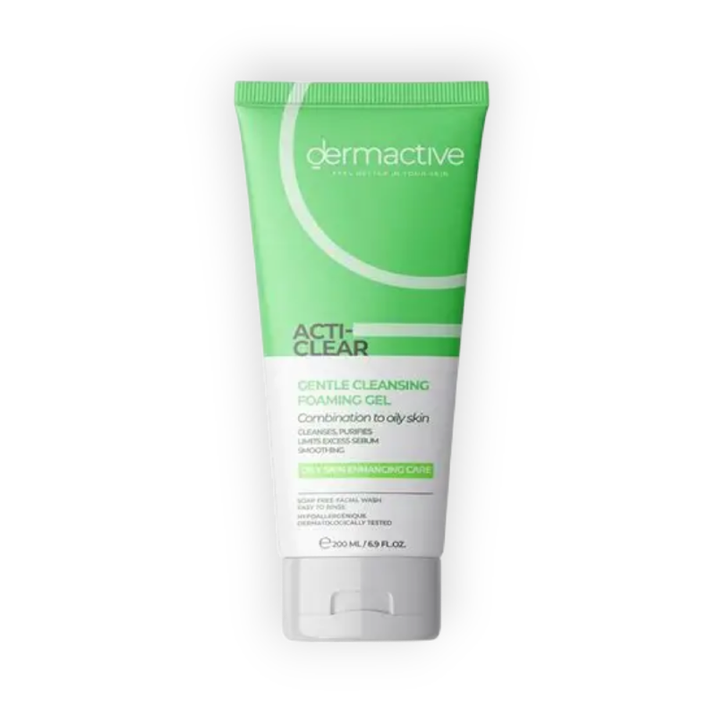 DERMACTIVE ACTI-CLEAR CLEANSING FOAMING GEL TUBE 200ML