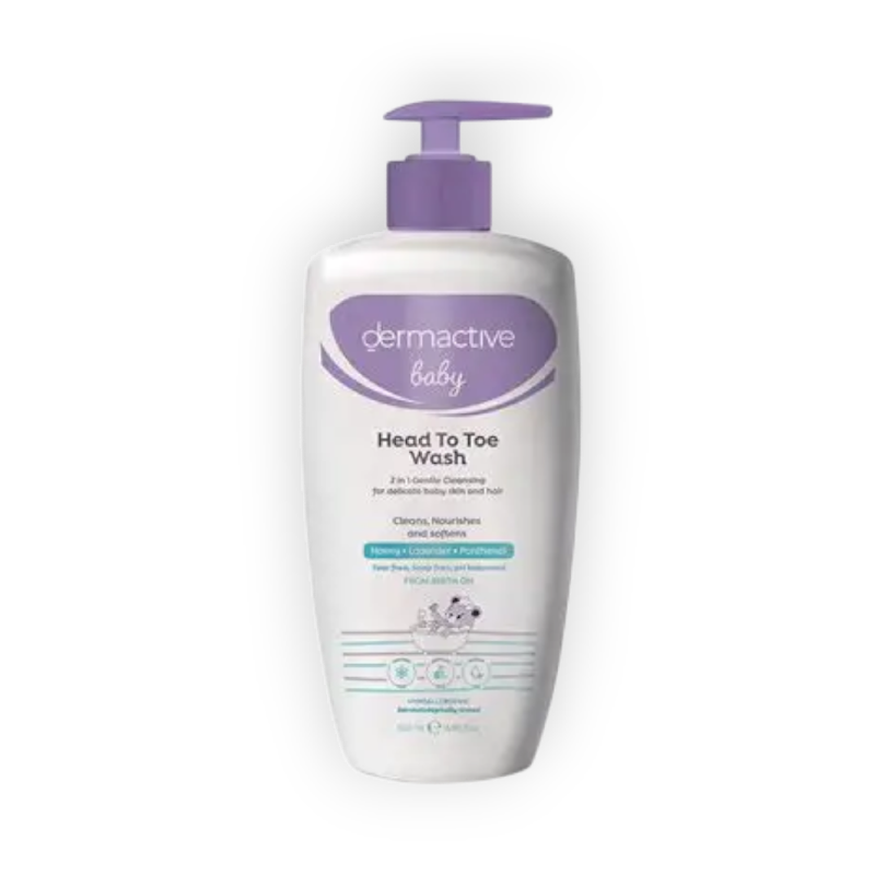 DERMACTIVE BABY HEAD TO TOE WASH 500ML