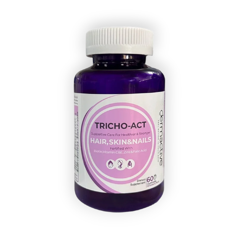 DERMACTIVE TRICHO-ACT FOOD SUPPLEMENT 60GUMMMIES