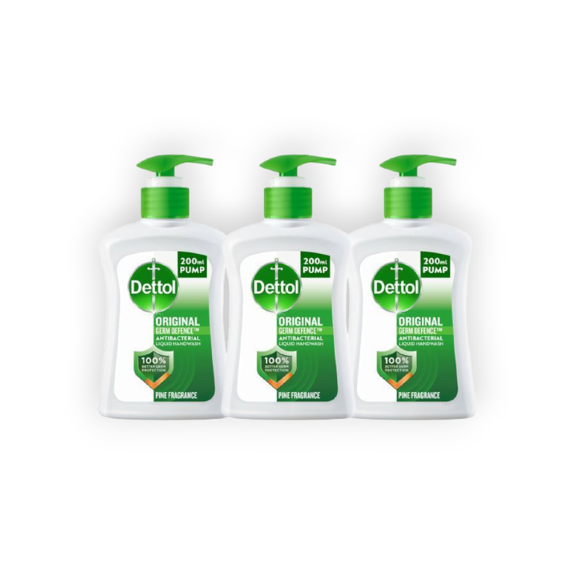 DETTOL HAND WASH (ORIGINAL) (2+1) 200ML OFFER