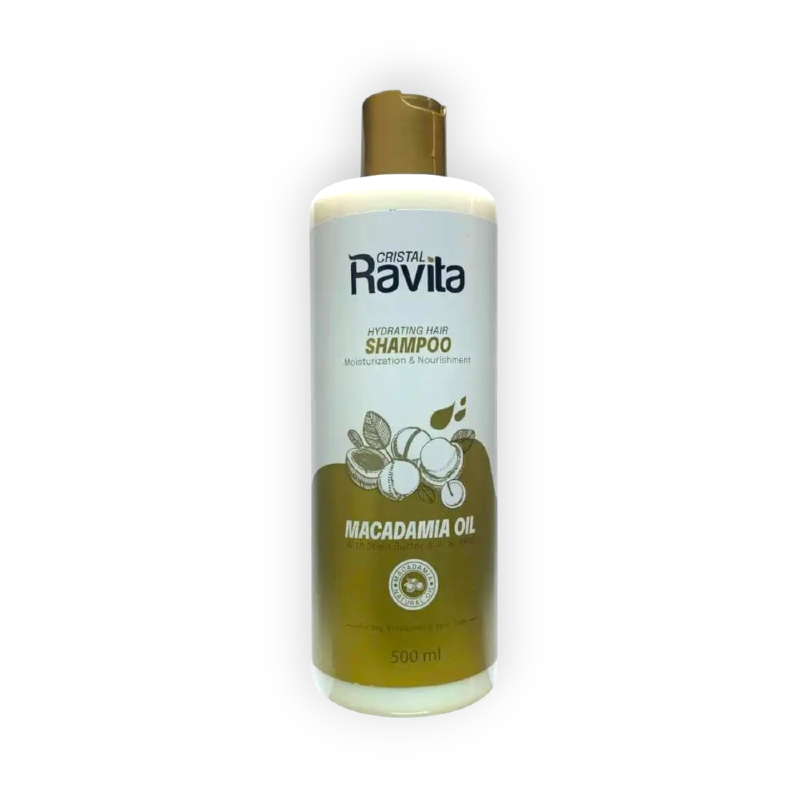 CRISTAL RAVITA  HAIR SHAMPOO MACADAMIA OIL 500ML