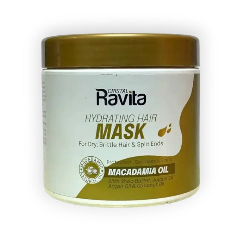 CRISTAL RAVITA HYDRATING HAIR MASK MACADAMIA OIL 500G