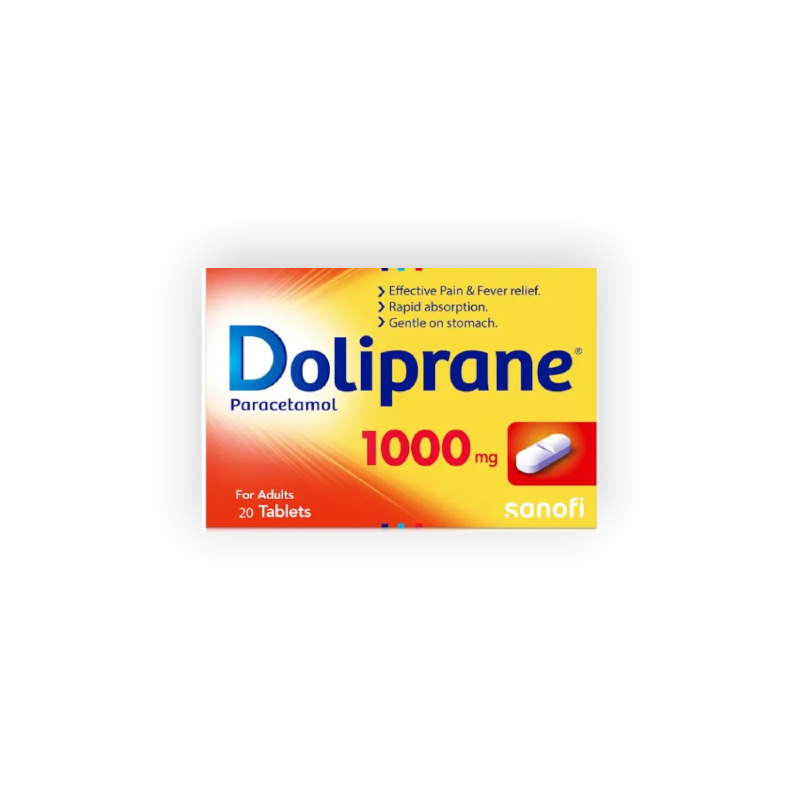DOLIPRANE 1000 MG  20 TAB