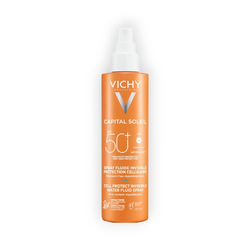 VICHY CAPITAL SOLIEL INVISIBLE MIST DRY TOUCH SPF50+ 200ML
