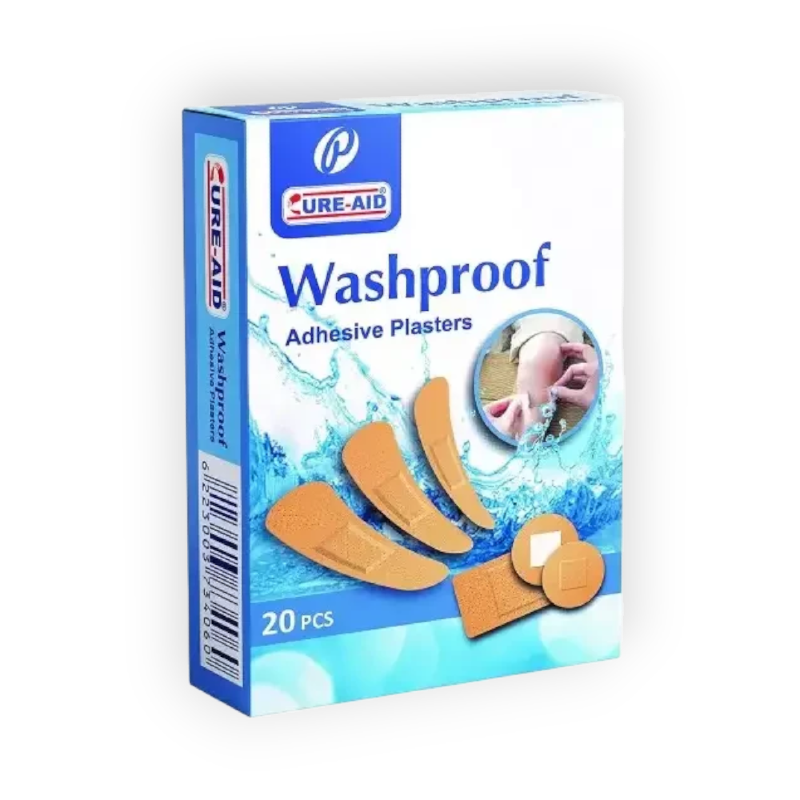 CURE AID WASHPROOF PLASTER ASSORTED  PCS