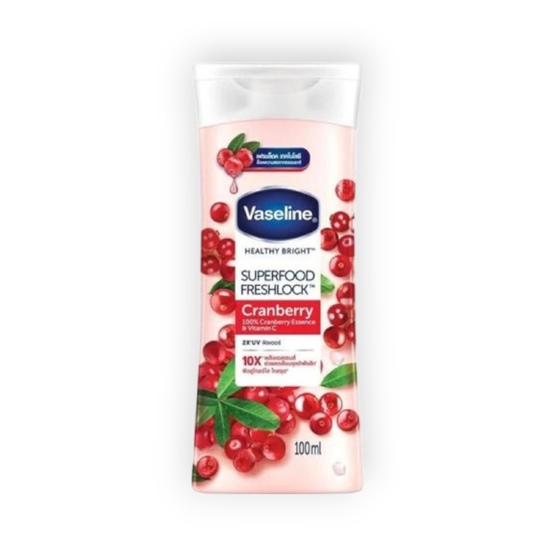 VASELINE LOTION SUPERFOOD CANBERRY 100ML