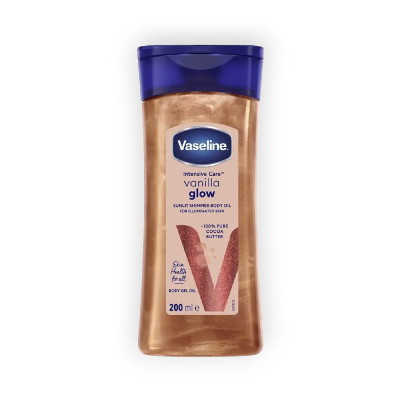 VASELINE VANILLA GLOW BODY OIL 200ML