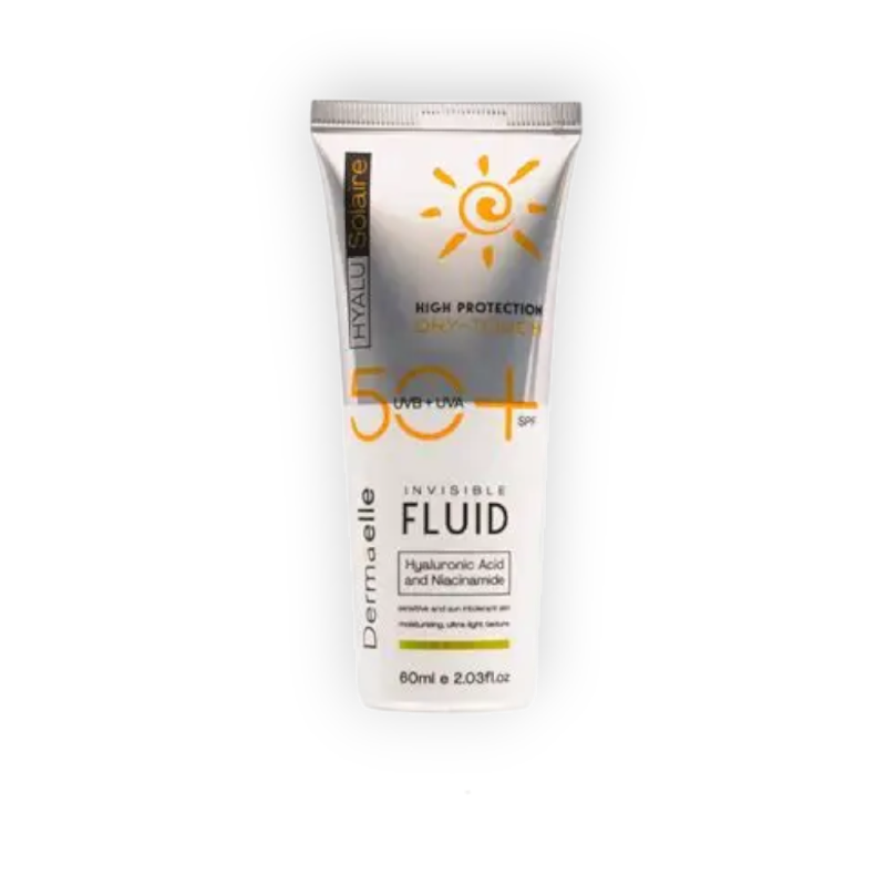 DERMAELLE SUNSCREEN INVISIBLE FLUID SPF50+ 60ML