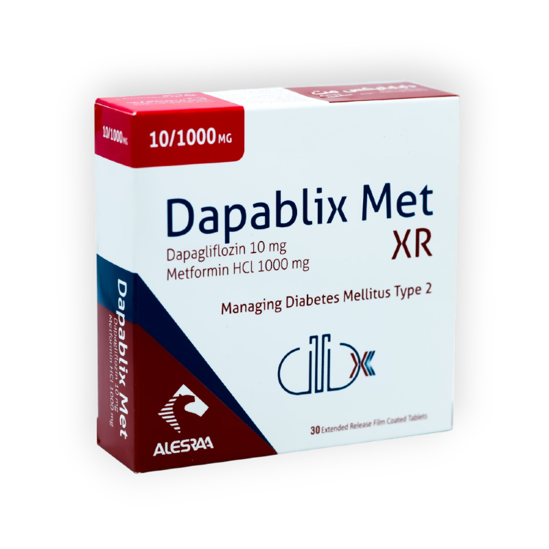 DAPABLIX MET 10 1000 MG 30 TAB TAB