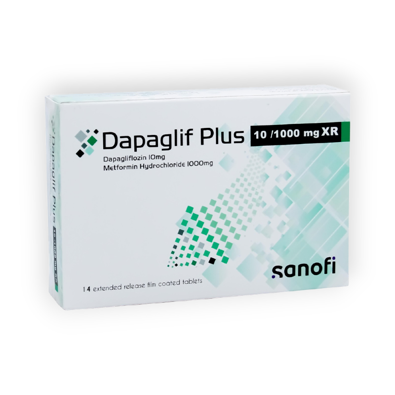 DAPAGLIF PLUS 10  1000 MG XR 14 TAB