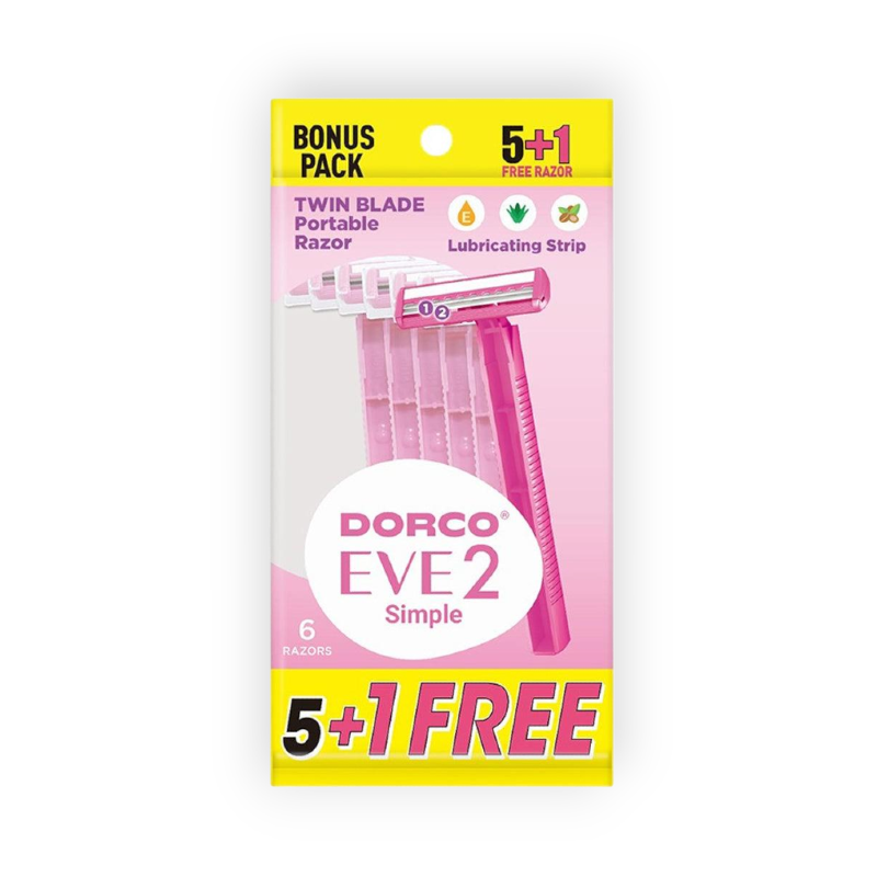 DORCO EVE 2 SIMPLE 5+1PCS F WOMEN (270) ماكينه