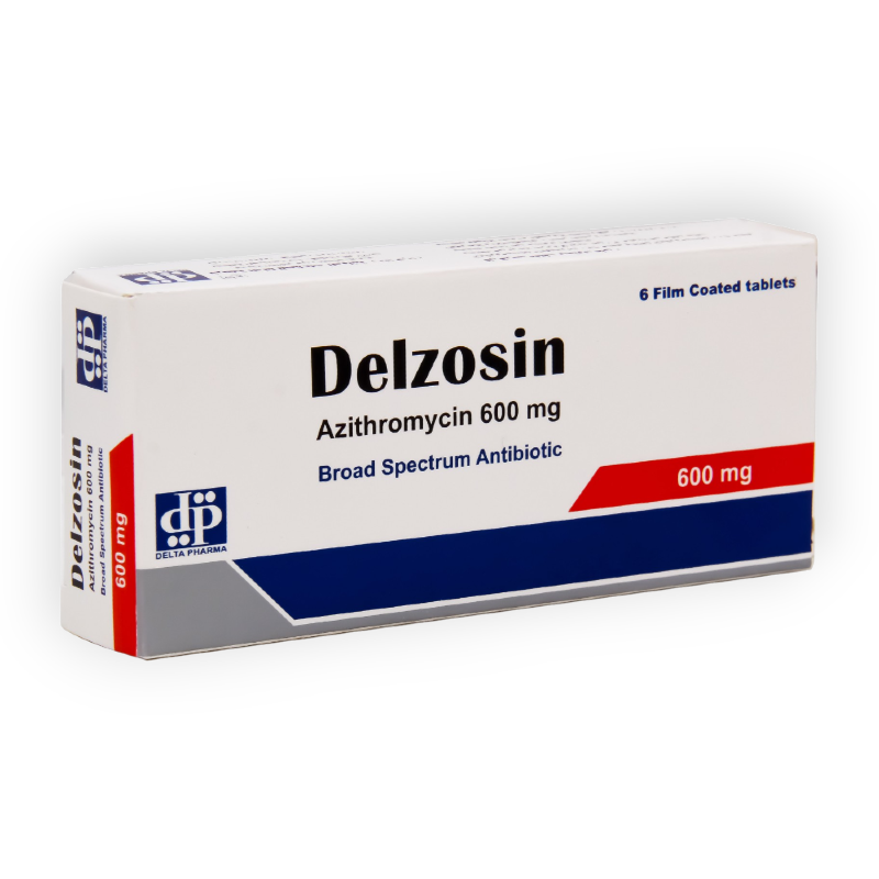 DELZOSIN  600 MG 6 TABLETS