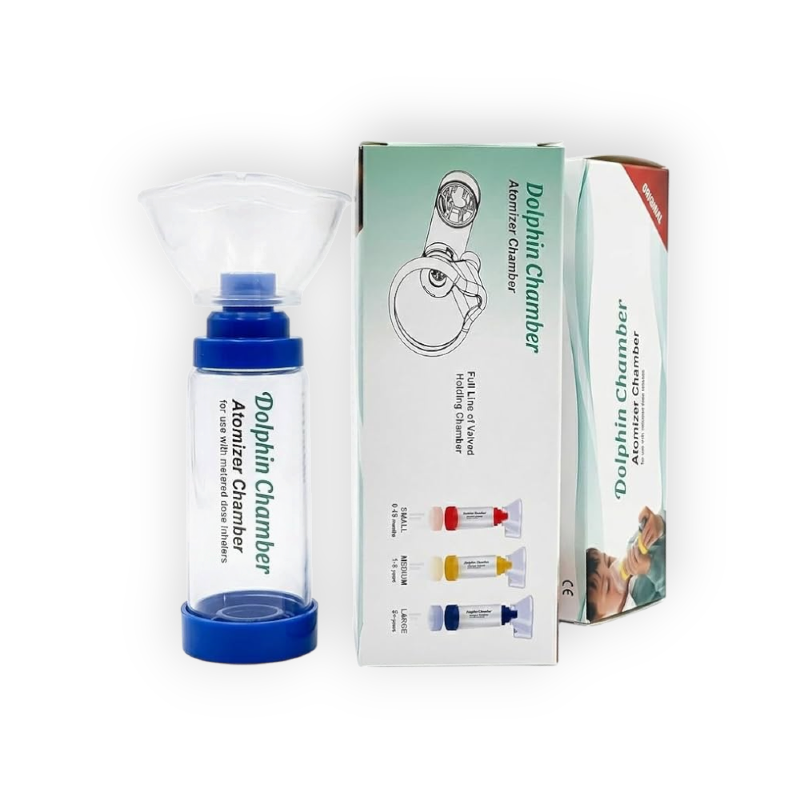 DOLPHIN AEROCHAMBER ADULT  +5YEARS