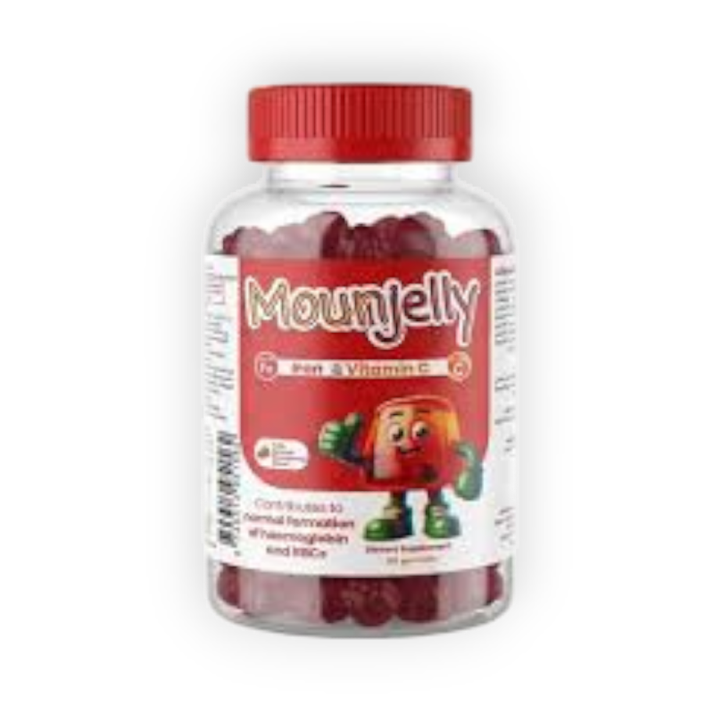 MOUNJELLY IRON&VITAMIN C 60GUMMIES