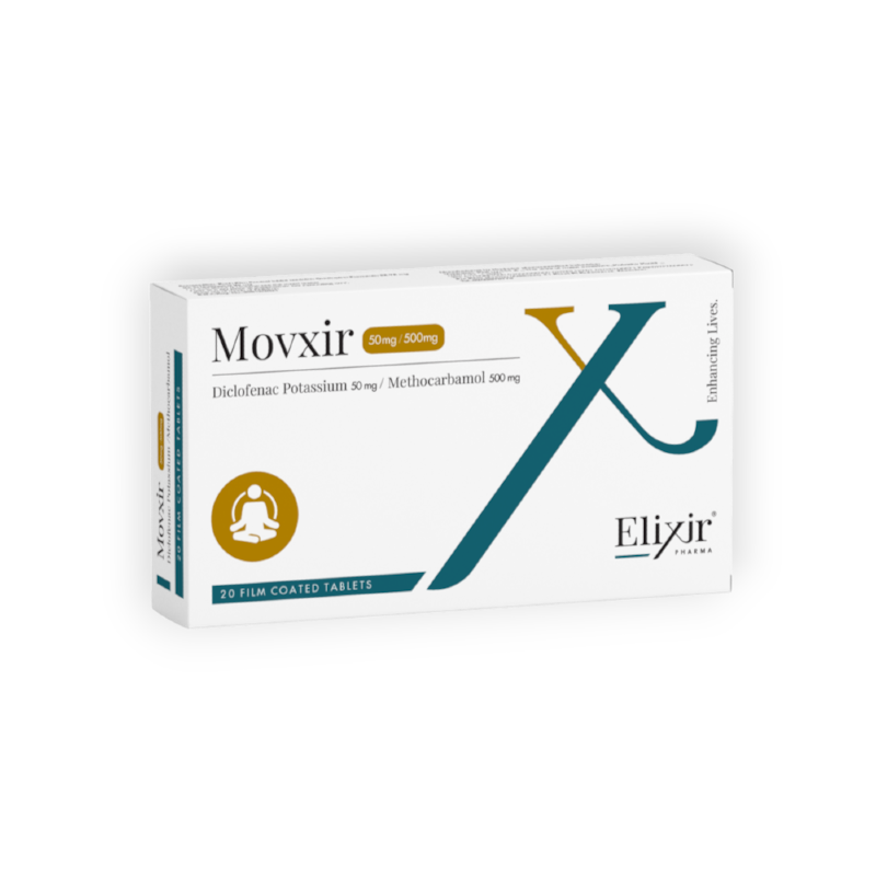MOVXIR 50 500MG 20 TAB