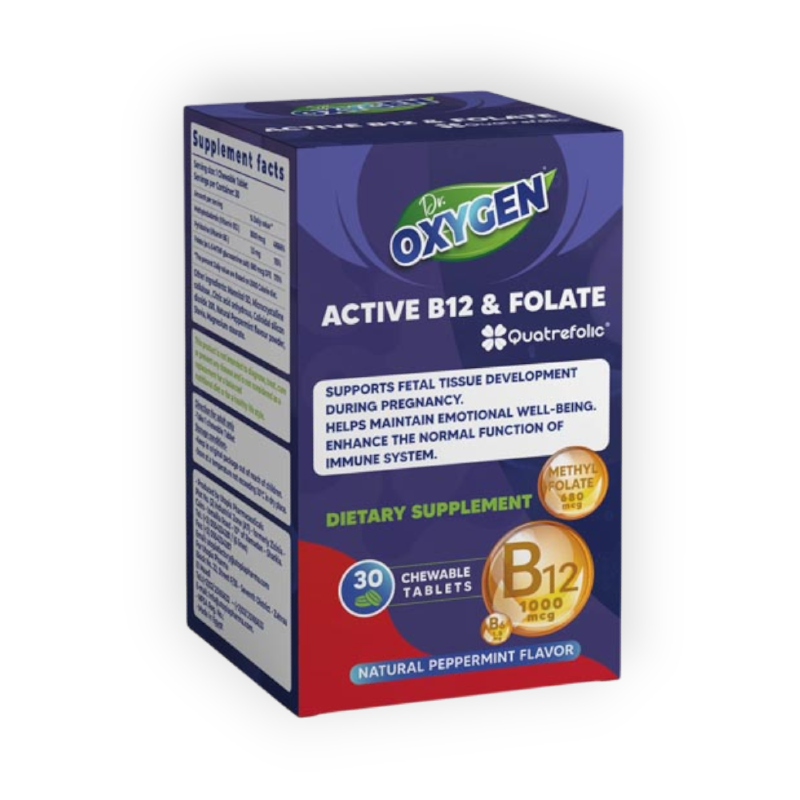 DR OXYGEN &FOLATE ACTIVE B12 30 TAB