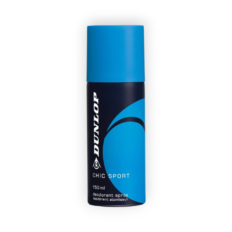 DUNLOP DEODORANT SPRAY CHIC SPORT 150 MLازرق