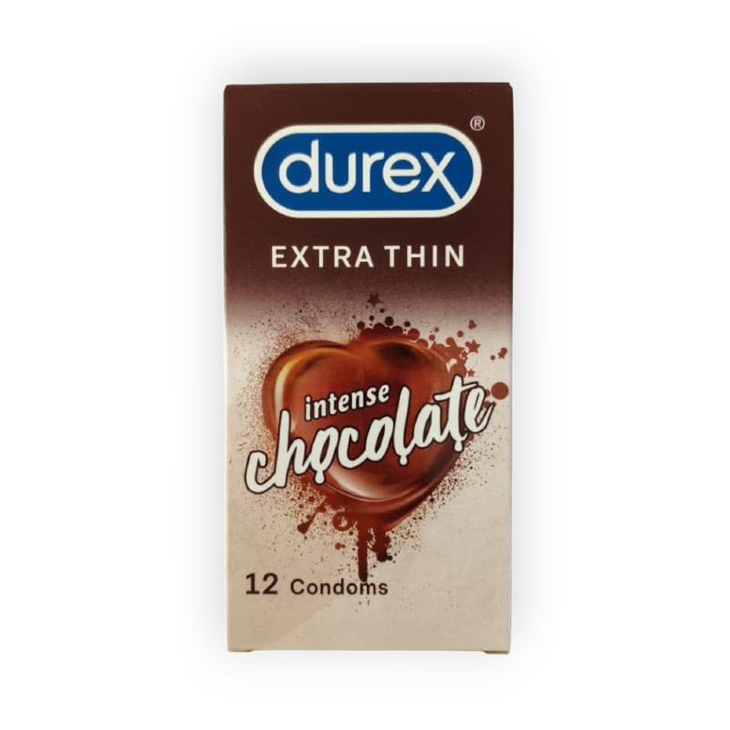 DUREX EXTRA THIN INTENSE CHOCOLATE12PCS مستورد