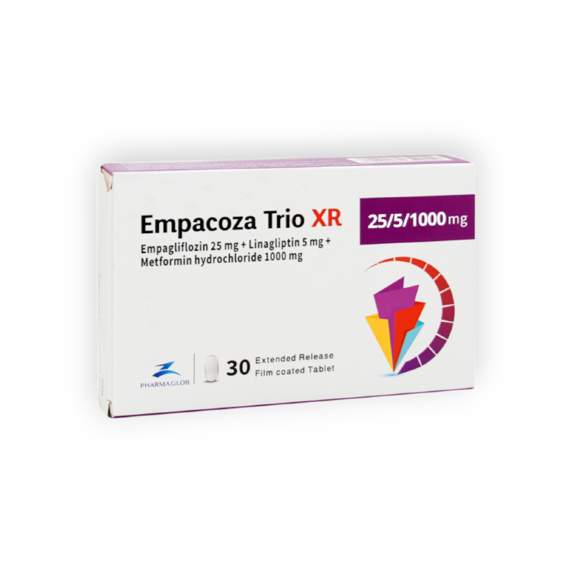 EMPACOZA  TRIO 25 5 1000 MG 30 TAB سعر جديد