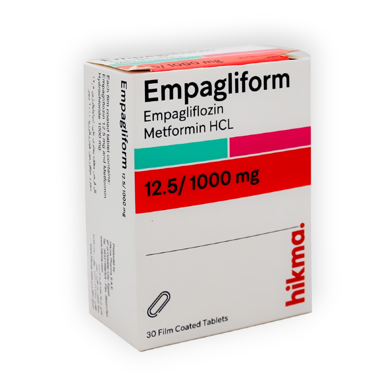 EMPAGLIFORM 12.5   1000 MG 30TAB سعر جديد