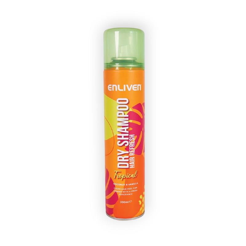 ENLIVEN DRY SHAMPOO COCONUT&VANILLA TROPICAL 300ML