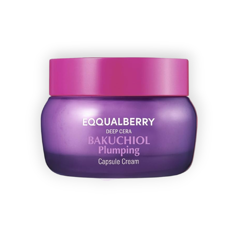 EQQUALBERRY BAKUCHIOL PLUMPING CAPSULE CREAM 50ML