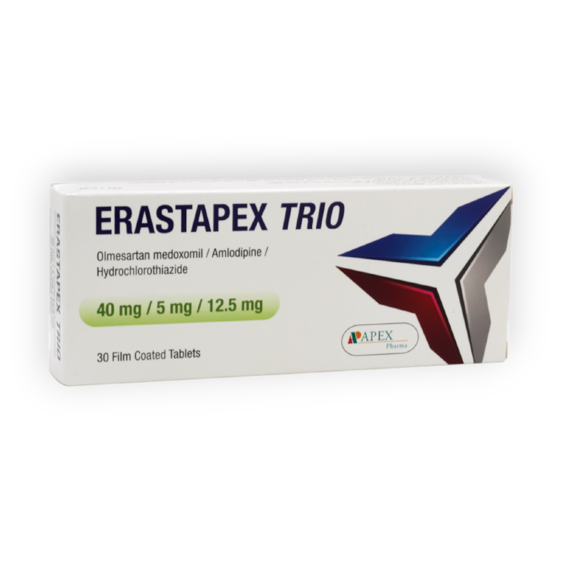 ERASTAPEX TRIO  40 MG  5 MG  12.5 MG 30 TAB