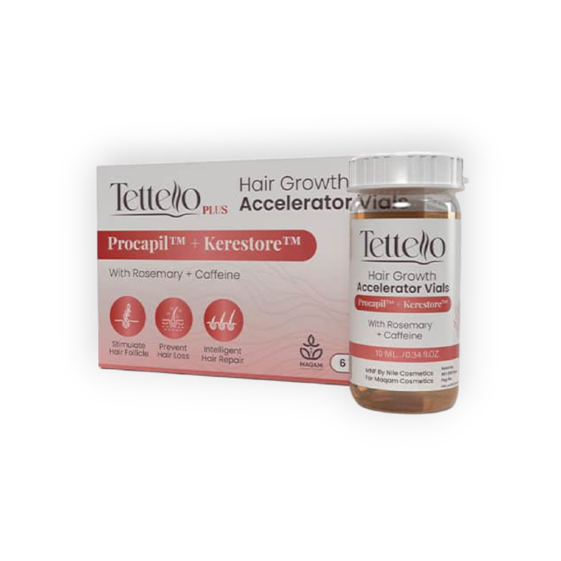 TETTELO HAIR GROWTH ACCELERATOR VIALS 10ML 6VIALS