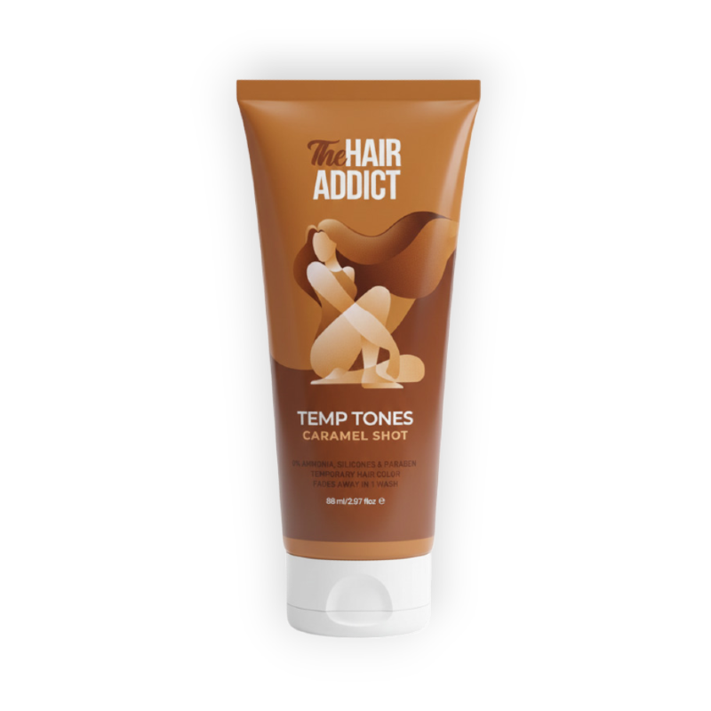 THE HAIR ADDICT TEMP TONES (CARAMEL SHOT) 88ML