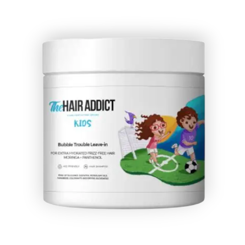 THE HAIR ADDICT KIDS BUBBLE TROUBLE LEAVE IN COND 250ML