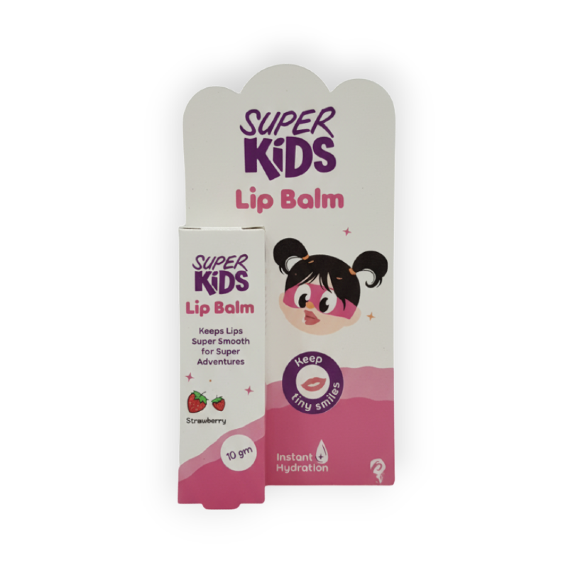 SUPER KIDS LIP BALM (STRAWBERRY) 10GM