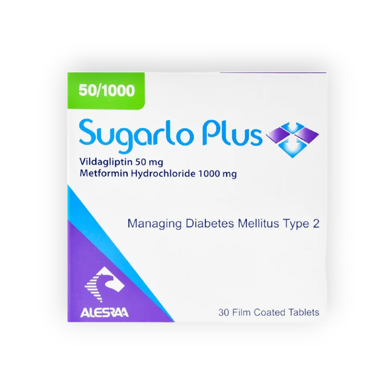 SUGARLO PLUS 50 1000 MG 30 TAB سعر جديد