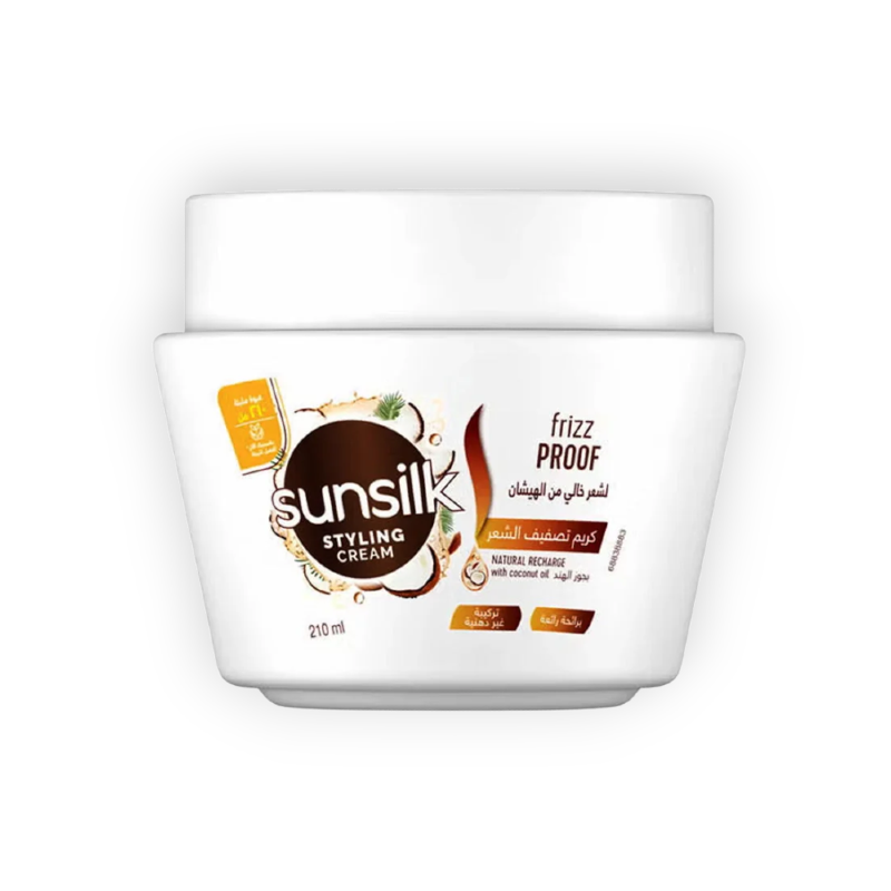 SUNSILK HAIR CREAM FRIZZ PROOF 210ML