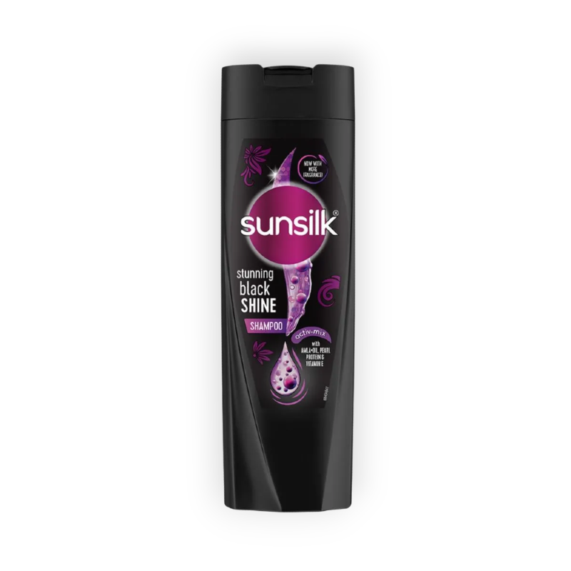 SUNSILK SHAMPOO STUNNING BLACK SHINE 180ML