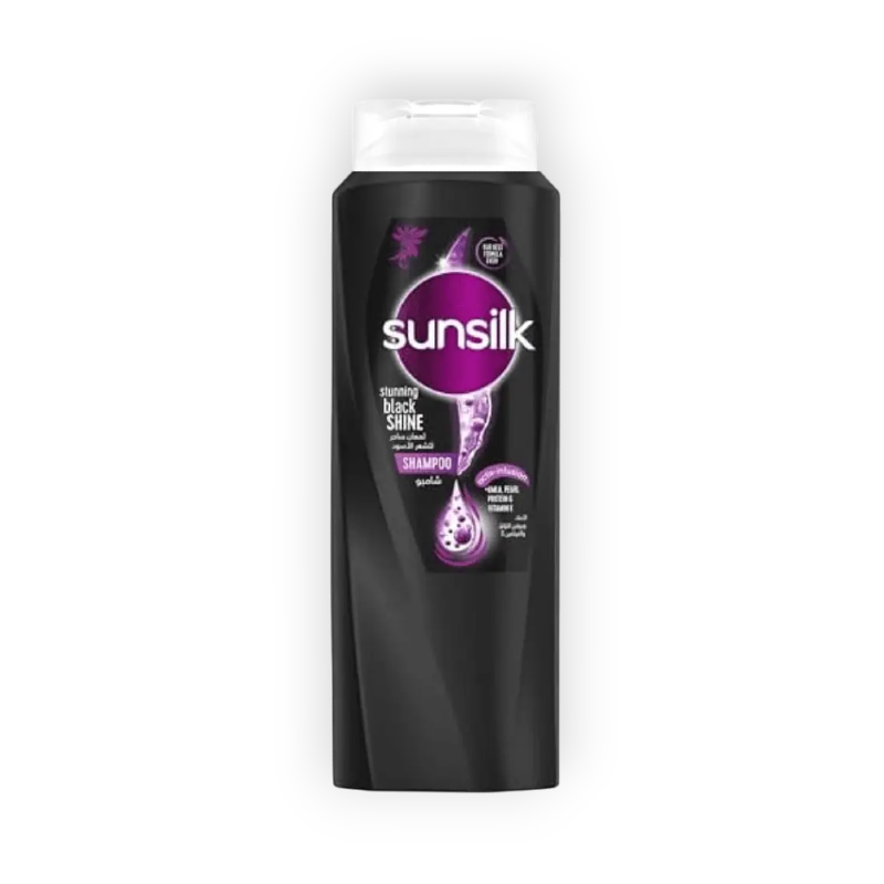 SUNSILK SHAMPOO STUNNING BLACK SHINE 600ML خصم