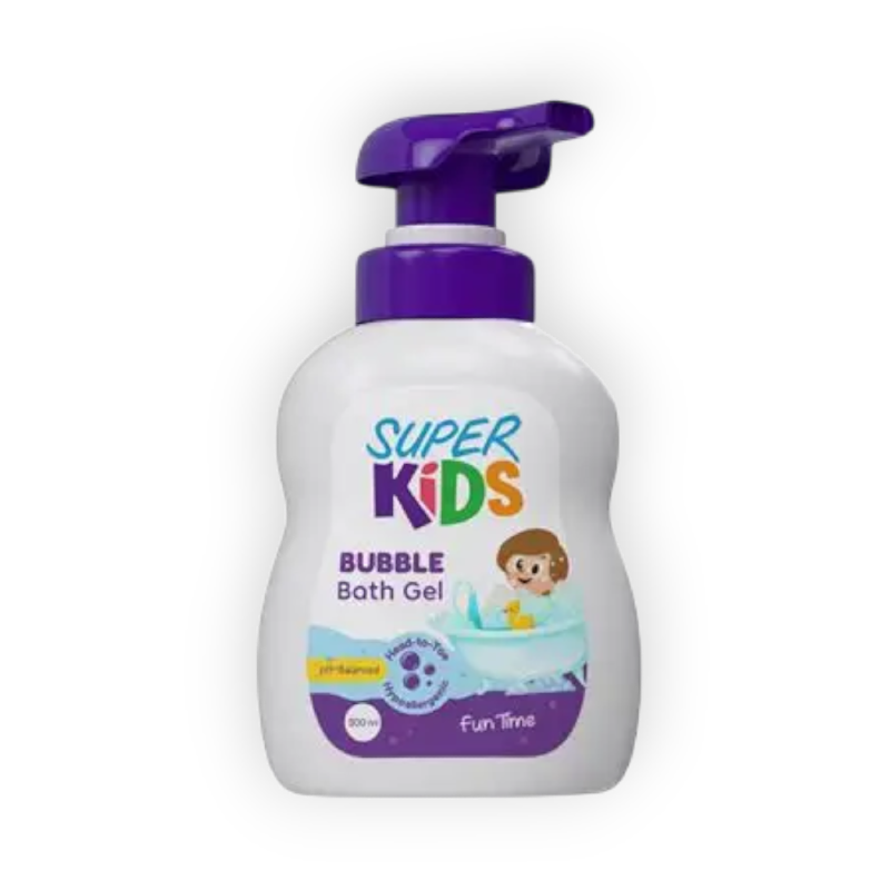 SUPER KIDS BUBBLE BATH GEL FUN TIME 300ML