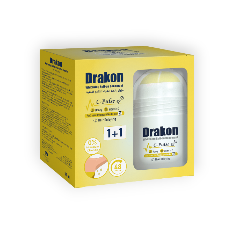 DRAKON WHITENING ROLL ON C PULSE 1+1 OFFER