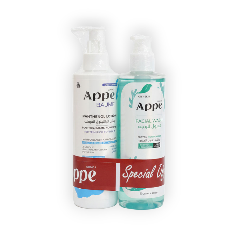 COSMO APPE FACIAL WASH OILY + PANTHENOL BAUME OFFER