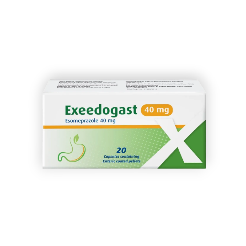 EXEEDOGAST 40 MG 20 CAP