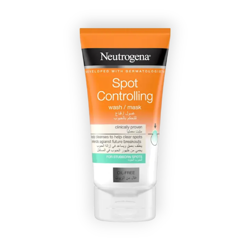 NEUTROGENA SPOT CONTROLLING 2IN1 WASH&MASK 150ML NEW
