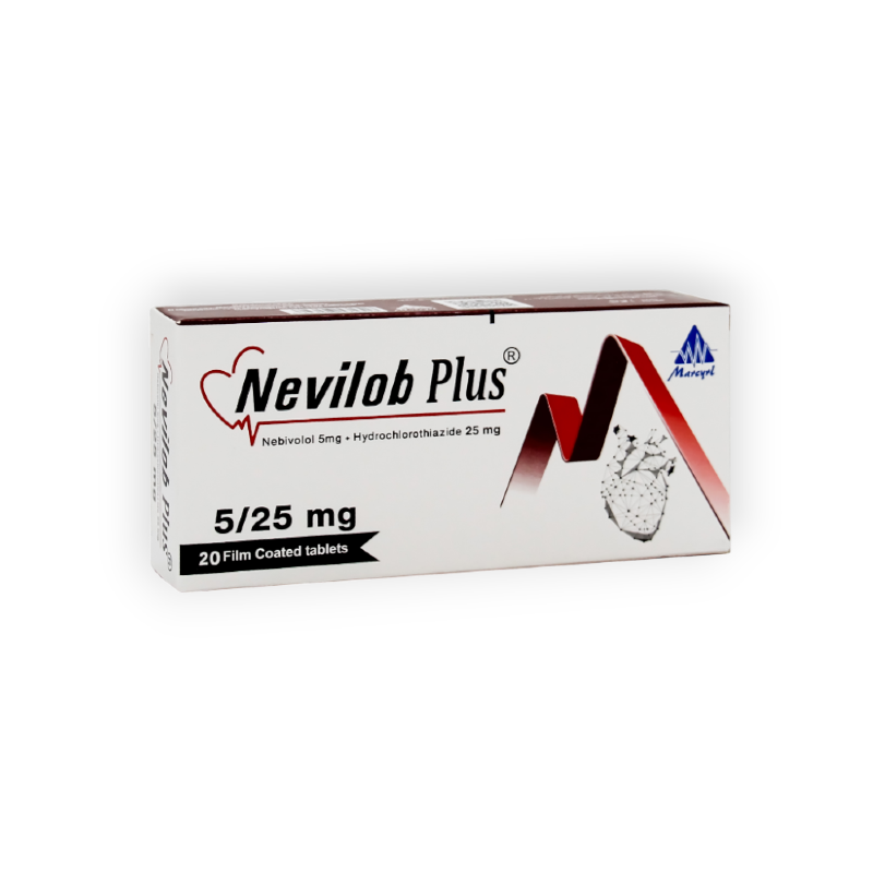 NEVILOB  PLUS 5  25 MG 20 TAB