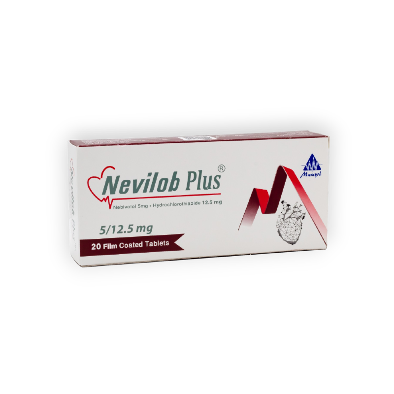 NEVILOB  PLUS 5 12.5 MG 20 TAB