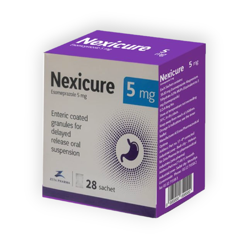 NEXICURE 5 MG 28 SACHET