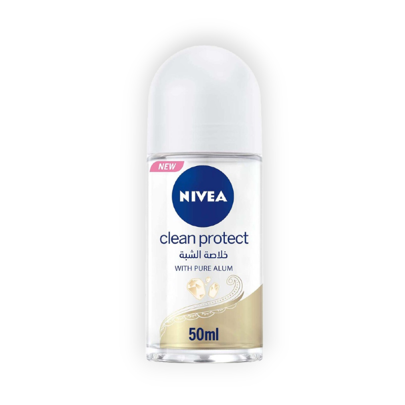 NIVEA DEOD ROLL ON (CLEAN PROTECT ALUM) F W 50MLOF