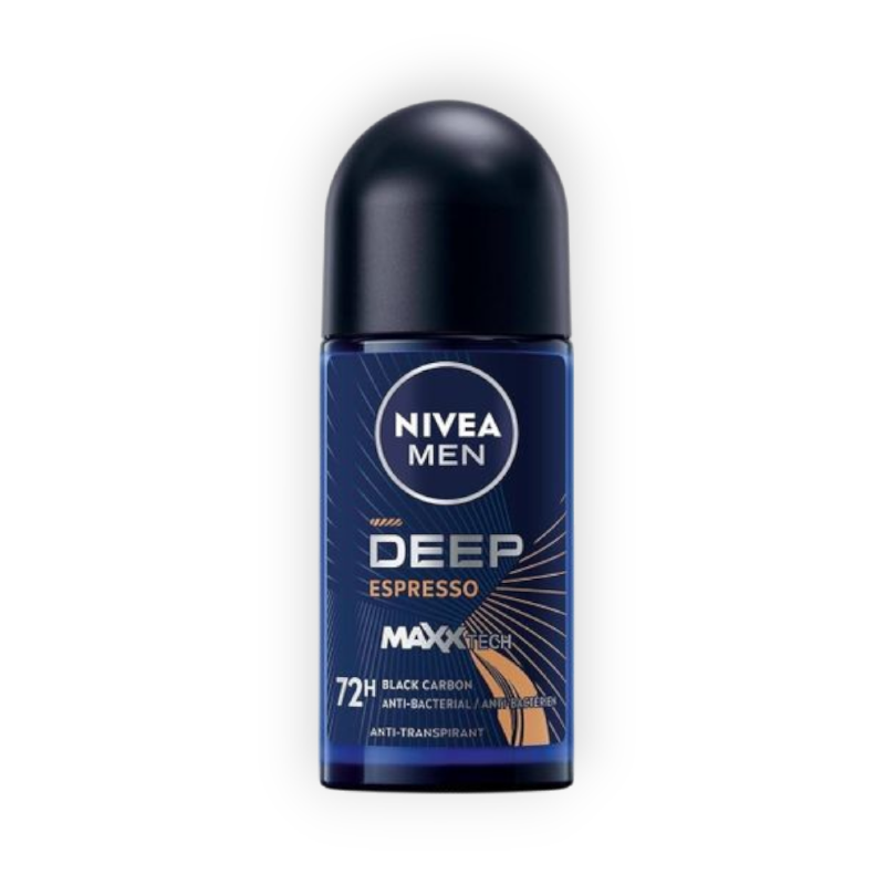 NIVEA DEOD ROLL ON (DEEP BL SPRESSO) F M 50ML OF