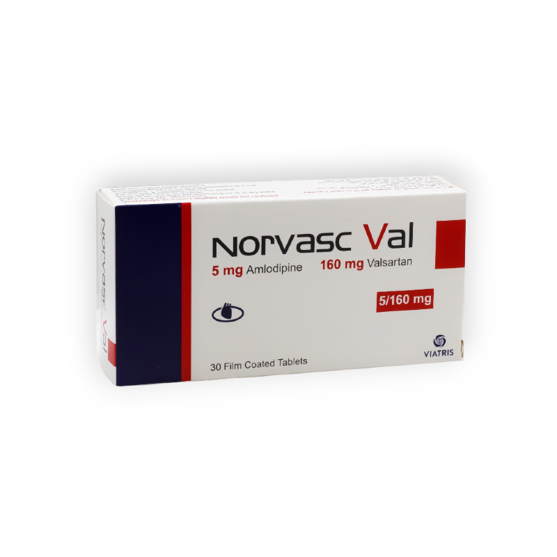 NORVASC  VAL 5/160 MG 30 TAB