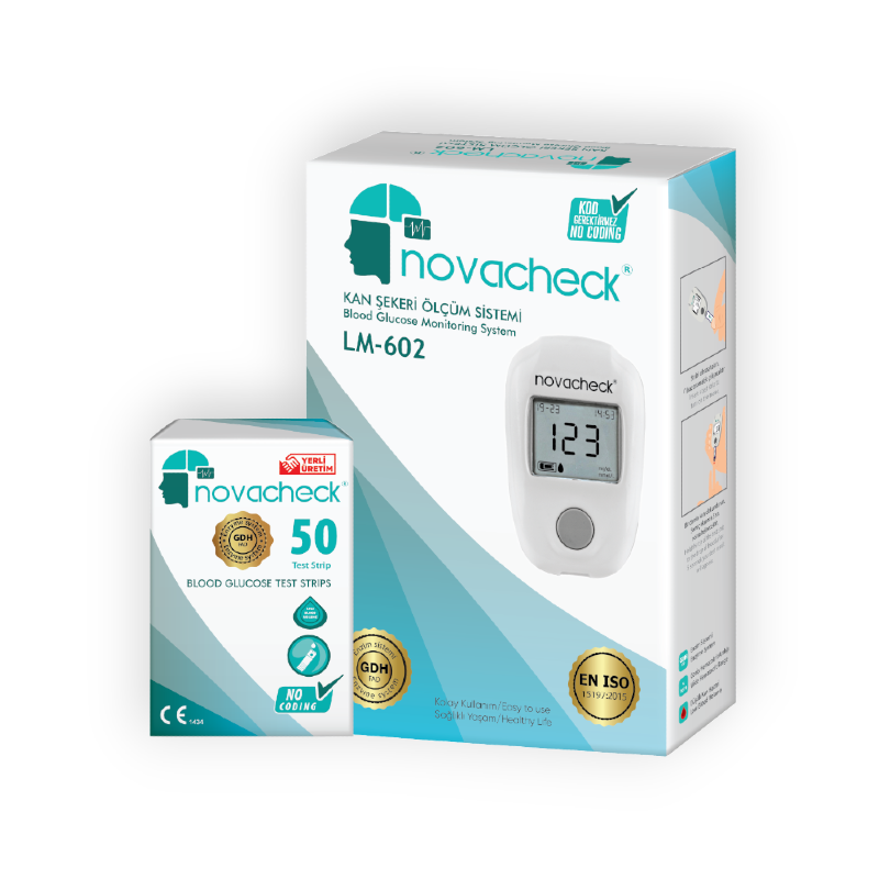 NOVA CHECK BLOOD GLUCOSE 50 TEST STRIPS