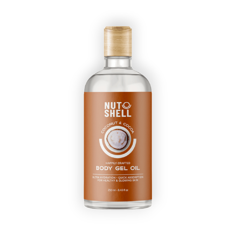 NUT SHELL BODY GEL OIL (COCONUT) 250ML